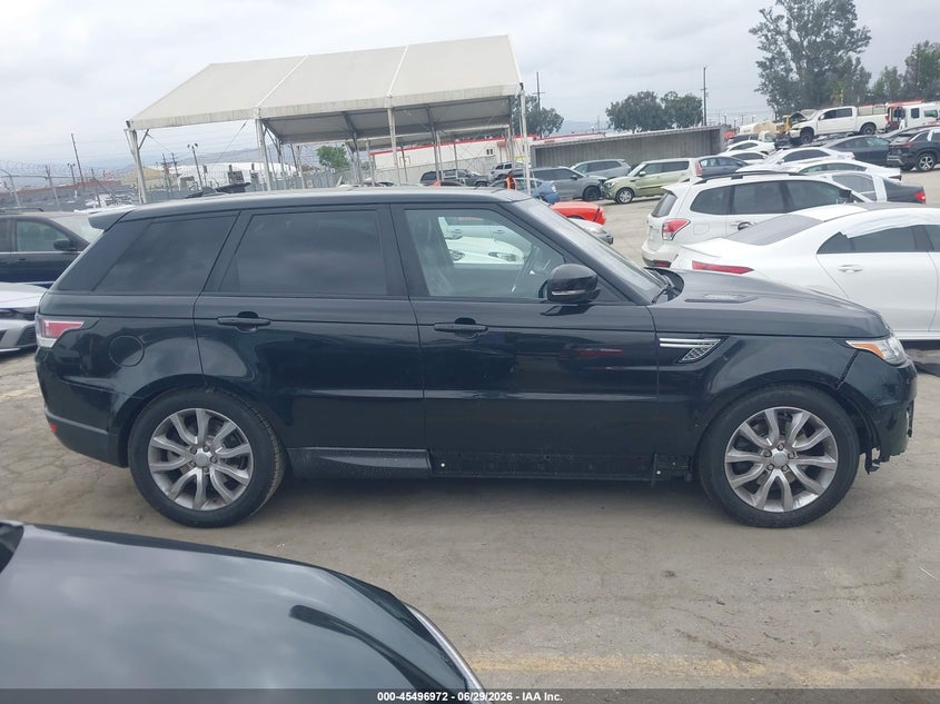 2016 Land Rover Range Rover Sport 3.0L V6 Supercharged Hse VIN: SALWR2PF1GA597680 Lot: 45496972