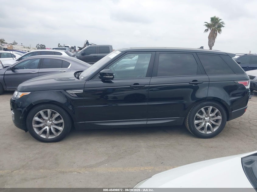 2016 Land Rover Range Rover Sport 3.0L V6 Supercharged Hse VIN: SALWR2PF1GA597680 Lot: 45496972