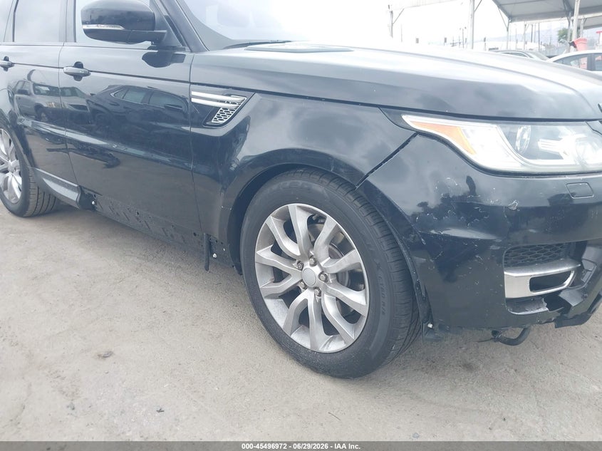 2016 Land Rover Range Rover Sport 3.0L V6 Supercharged Hse VIN: SALWR2PF1GA597680 Lot: 45496972