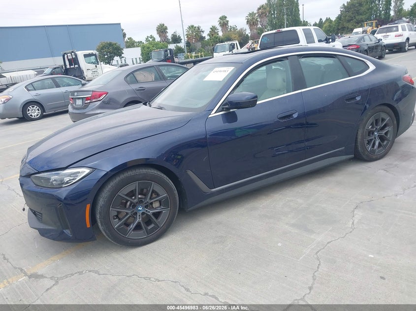 2024 BMW I4 GRAN COUPE auction photo 2