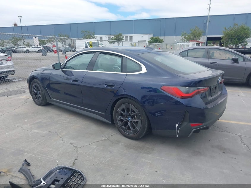 2024 BMW I4 GRAN COUPE auction photo 3