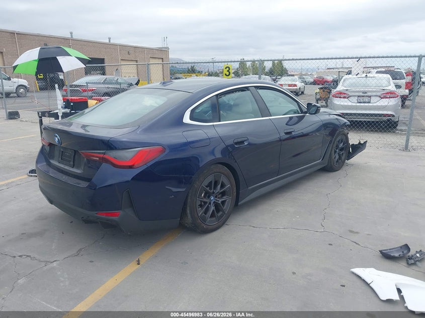 2024 BMW I4 GRAN COUPE auction photo 4