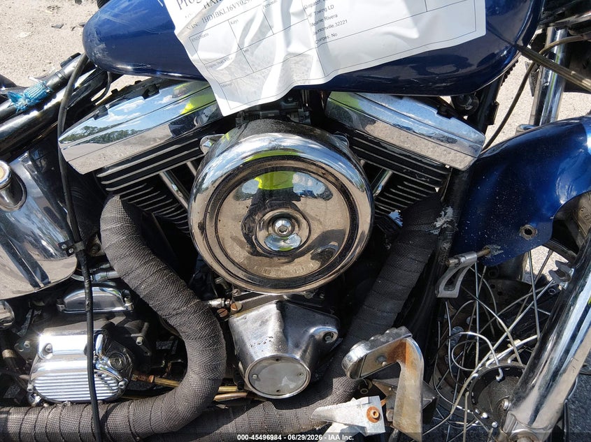 1997 Harley-Davidson Fxst Custom VIN: 1HD1BKL16VY029735 Lot: 45496984