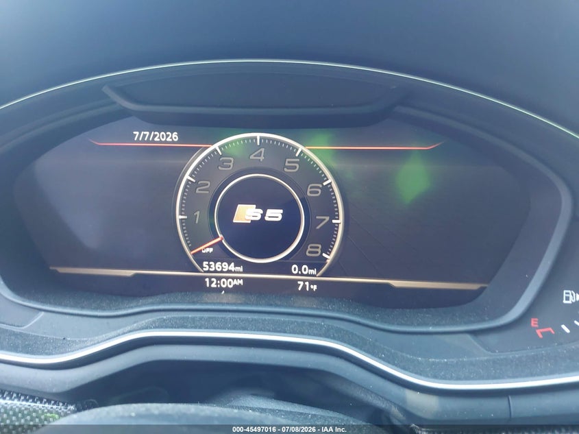 2018 Audi S5 3.0T Premium Plus VIN: WAUC4CF51JA120601 Lot: 45497016