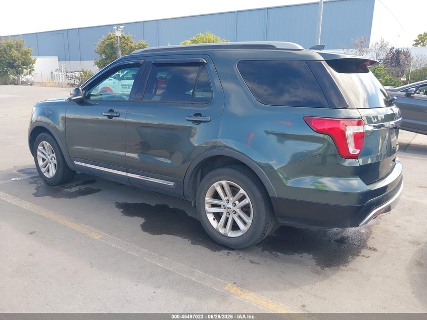 Vin: 1fm5k7dh7ggd35973, lot: 45995221, ford explorer xlt 20163