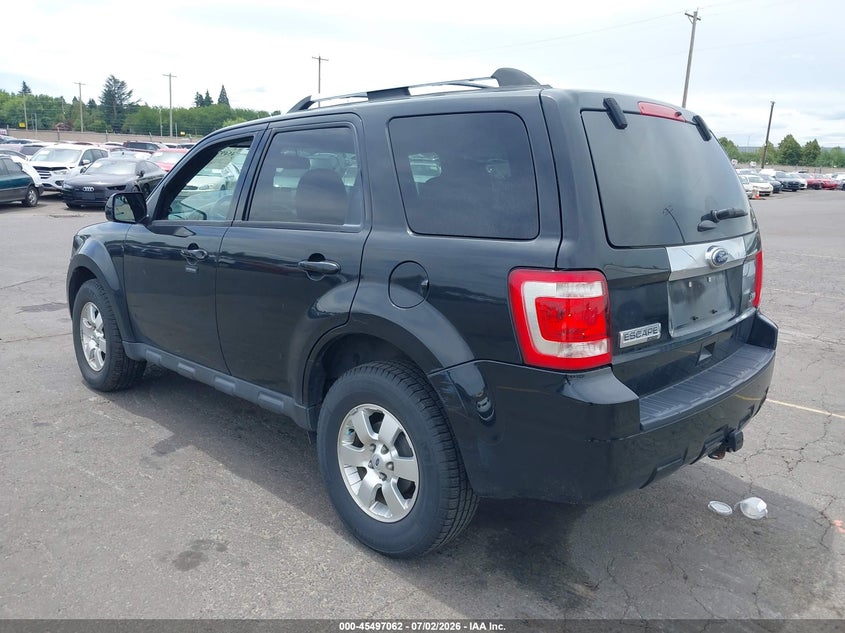 Vin: 1fmcu9eg6bkc19074, lot: 45995260, ford escape limited 20113