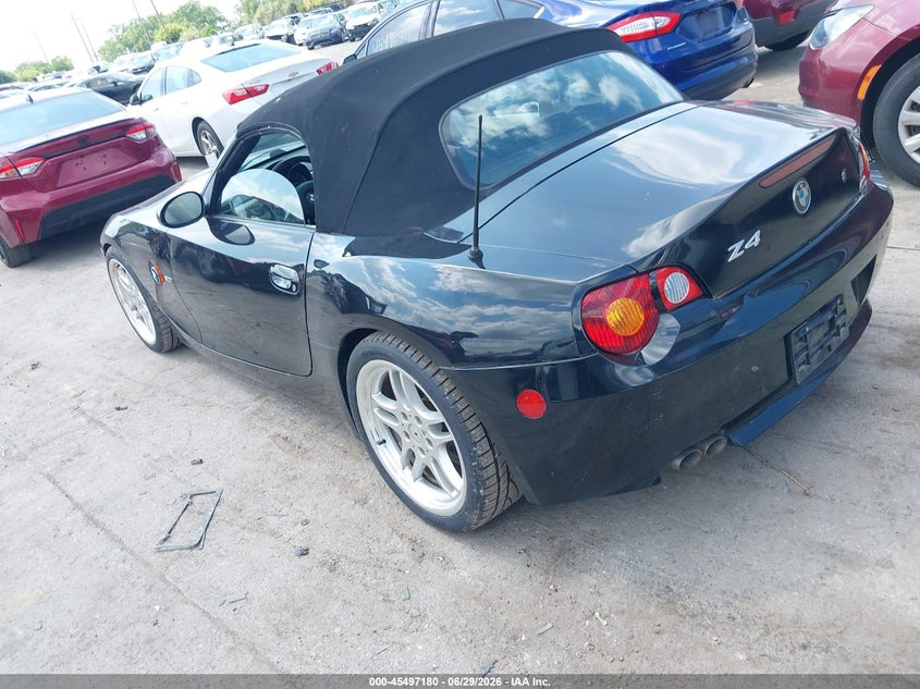 2003 BMW Z4 CABRIO 3.0L I-6 DOHC, VVT, 225HP