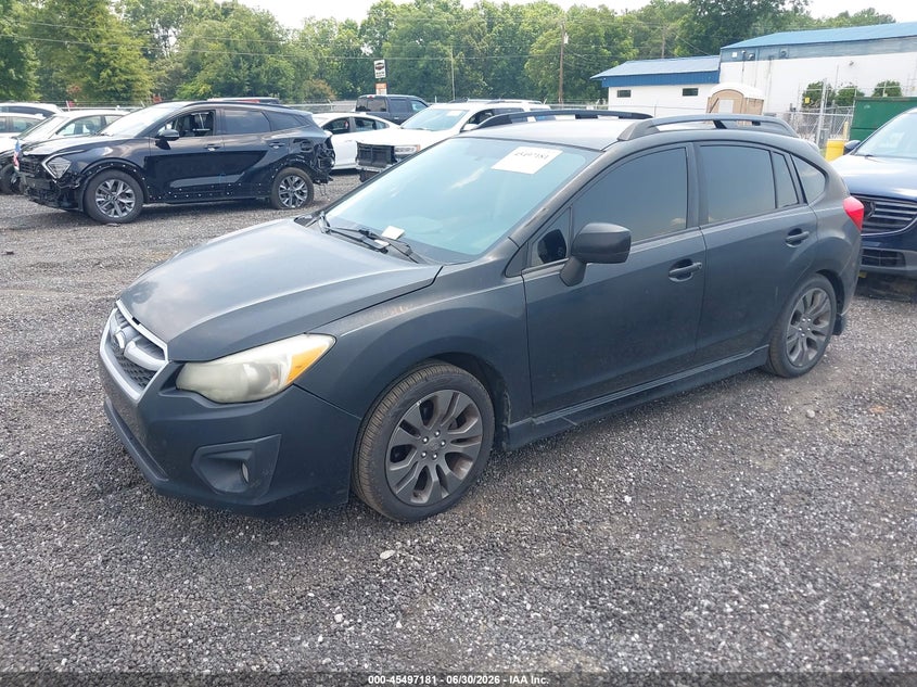 Vin: jf1gpal61cg214626, lot: 45995379, subaru impreza 2.0i sport premium 20122