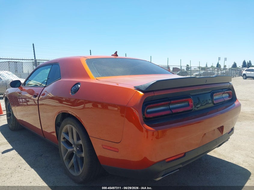 Vin: 2c3cdzbt9lh196635, lot: 45995509, dodge challenger r/t 20203