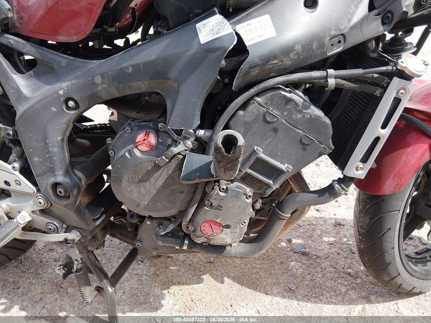 2007 Yamaha Fz6 Shg VIN: JYARJ13E07A001392 Lot: 45497323