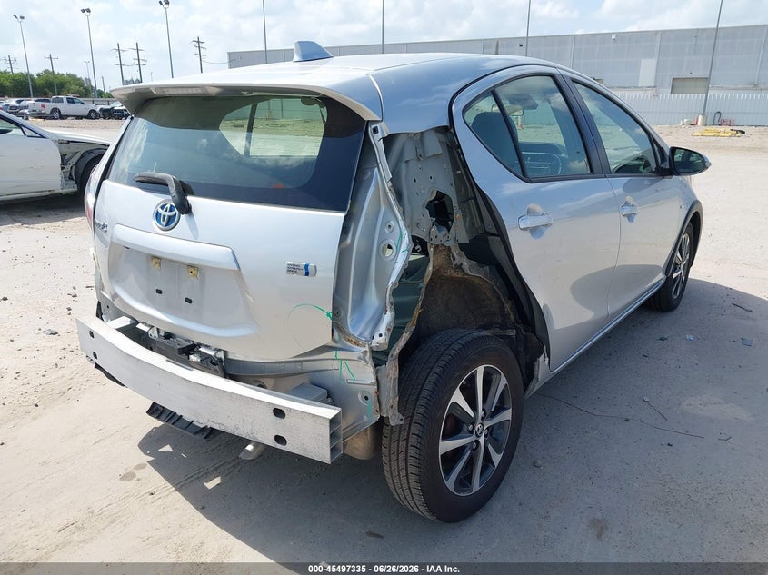 2018 Toyota Prius C Four VIN: JTDKDTB38J1607376 Lot: 45497335