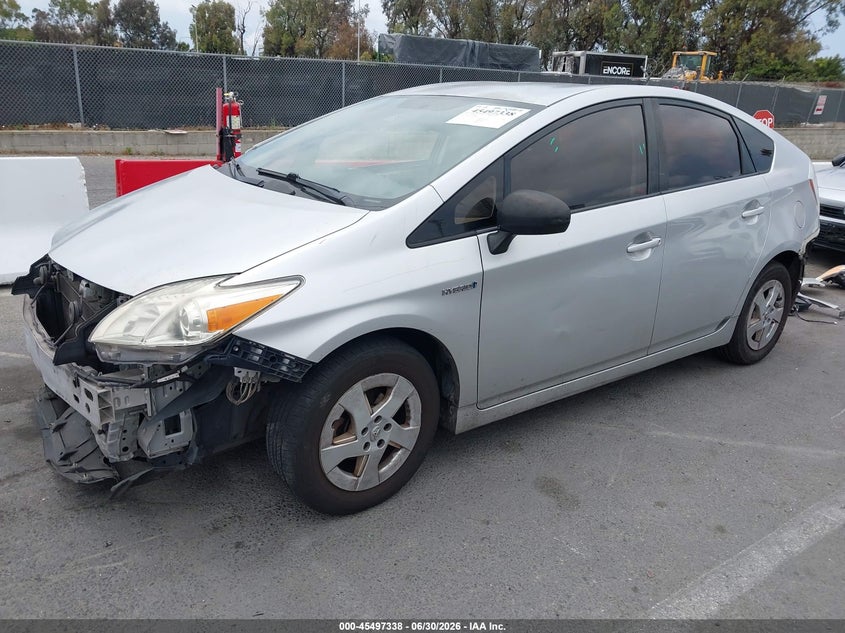 2011 TOYOTA PRIUS auction photo 2