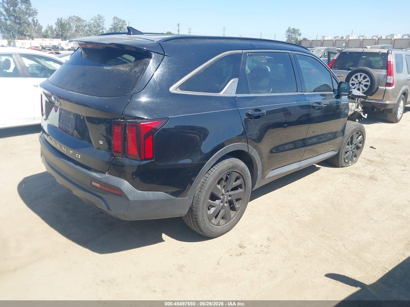 Vin: 5xyrldlcxmg071332, lot: 45995748, kia sorento s 20214