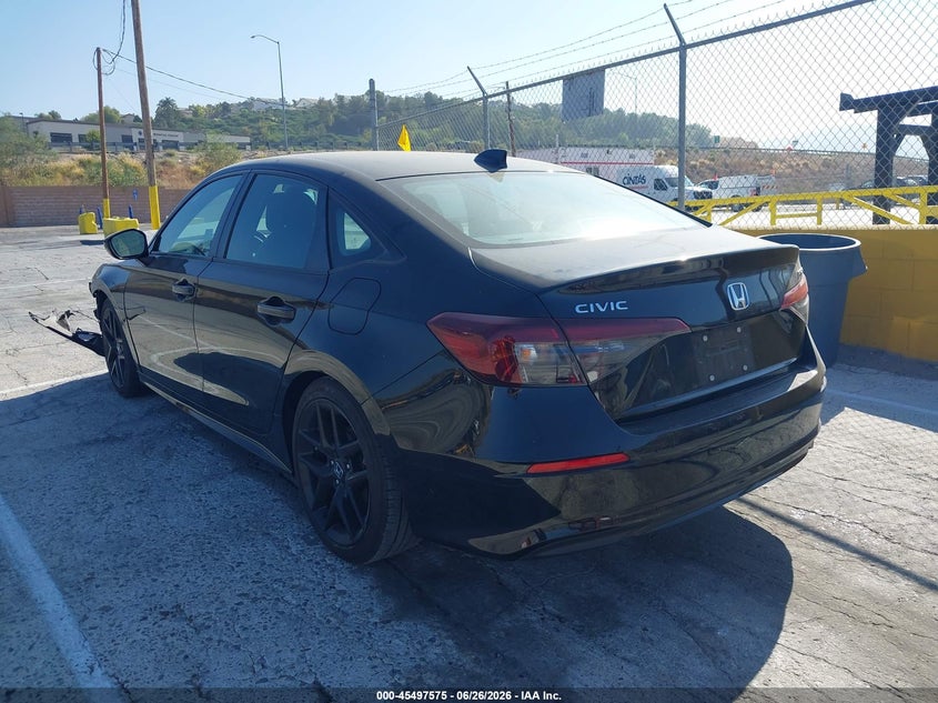 Vin: 2hgfe2f52sh509503, lot: 45995773, honda civic sport 20253