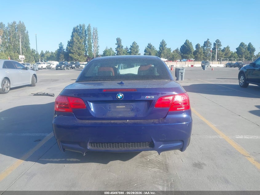 2011 BMW M3 VIN: WBSDX9C53BE585065 Lot: 45497598