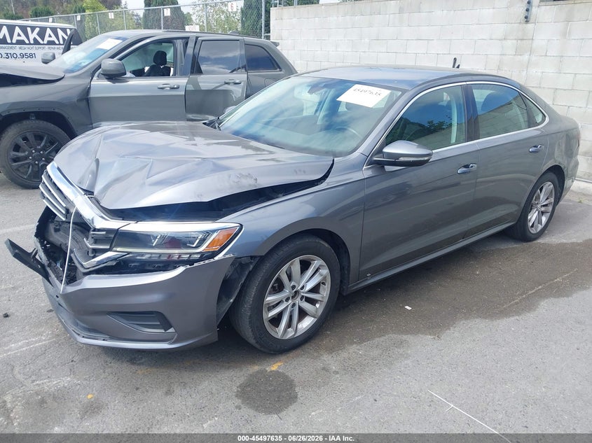 2020 VOLKSWAGEN PASSAT SEDAN 2.0L I-4 DI, DOHC, VVT, TURBO, 174HP
