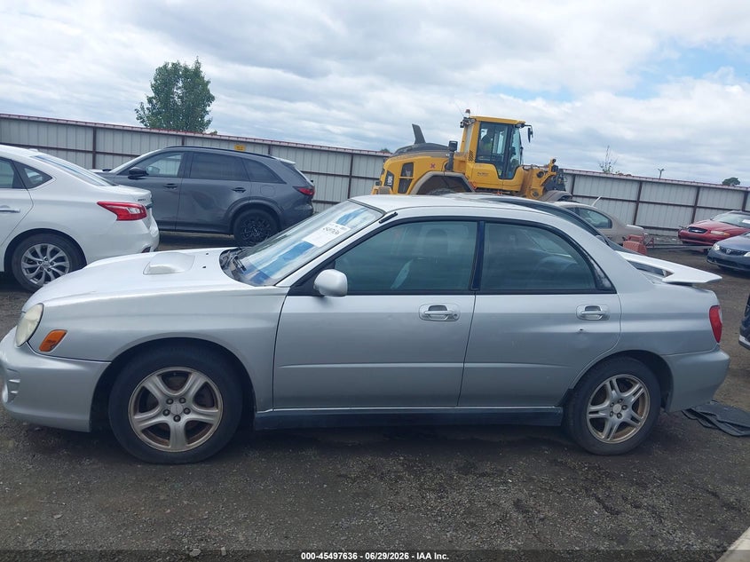 2002 SUBARU IMPREZA SEDAN 2.0L H-4 DOHC, TURBO, 227HP