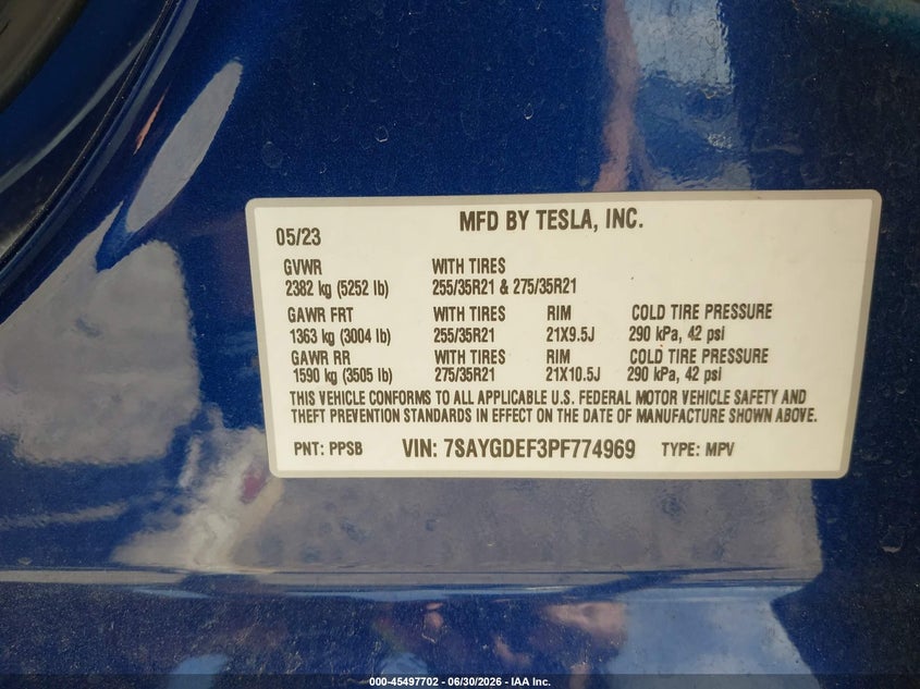 TESLA MODEL Y - zdjęcie 9