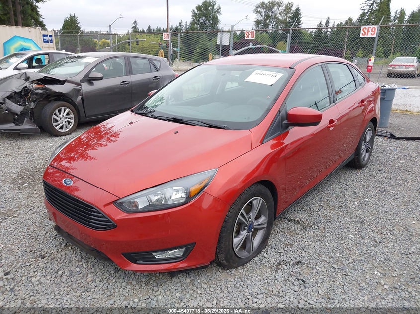 Vin: 1fadp3fe7jl244977, lot: 45995916, ford focus se 20182