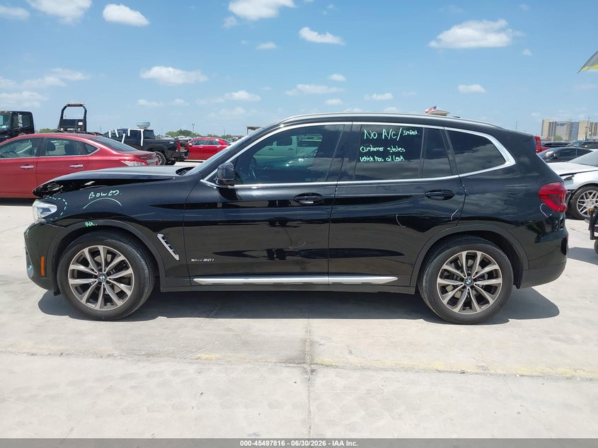 BMW X3 2018 VIN 5UXTR9C58JLC68939
