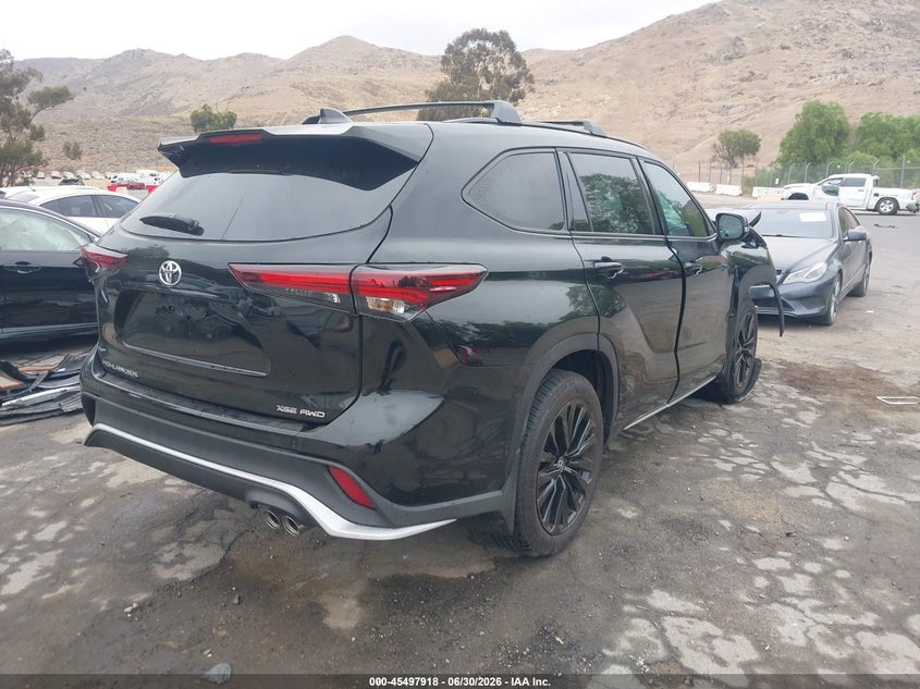 Vin: 5tdkdrbh3ts600906, lot: 45996116, toyota highlander xse 20264