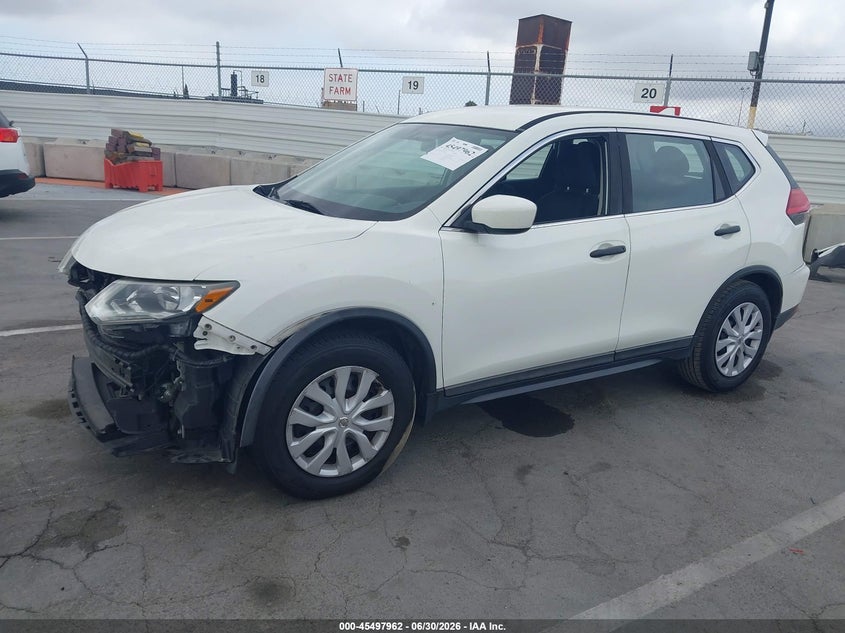 2017 Nissan Rogue, Front End, IAAI, VIN 5N1AT2MT0HC742478 — photo 2