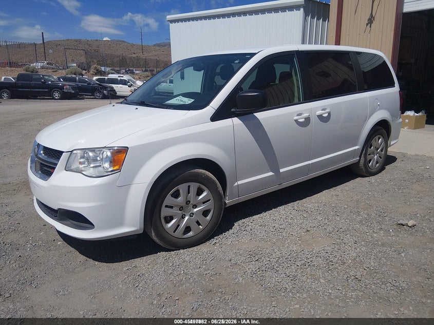 Vin: 2c4rdgbg4jr288739, lot: 45996180, dodge grand caravan se 20182