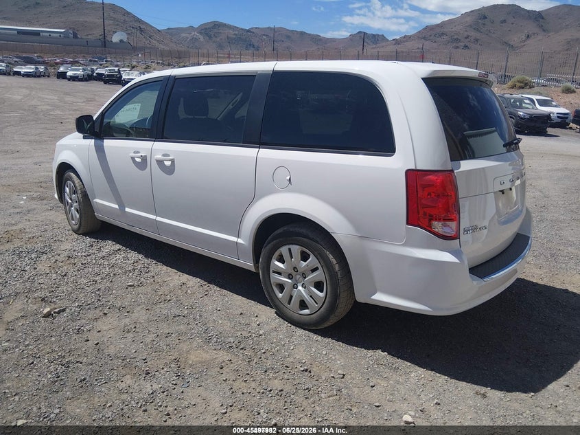 Vin: 2c4rdgbg4jr288739, lot: 45996180, dodge grand caravan se 20183