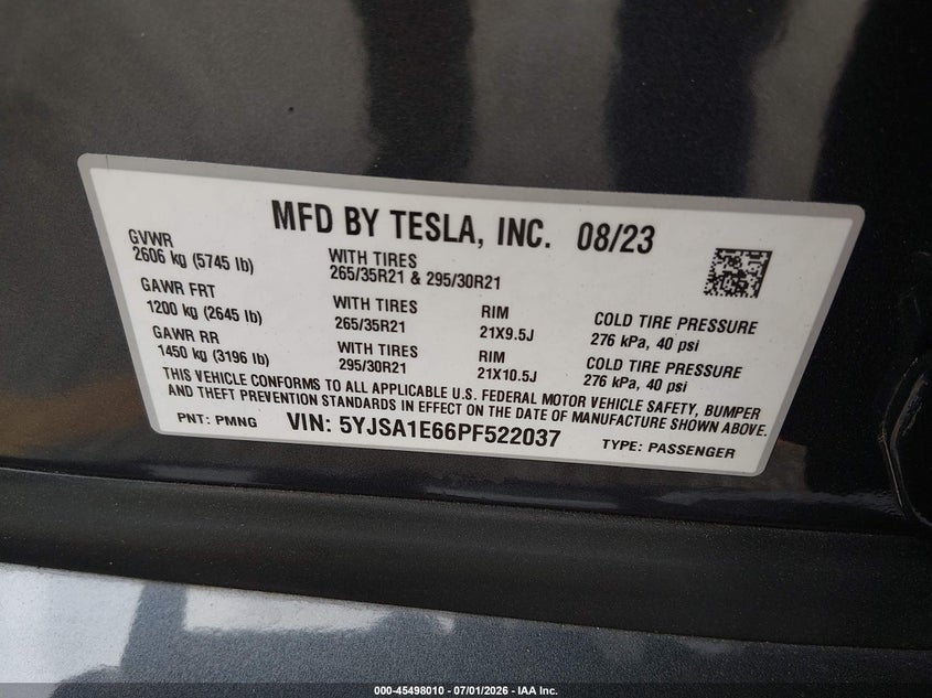 TESLA MODEL S - zdjęcie 9
