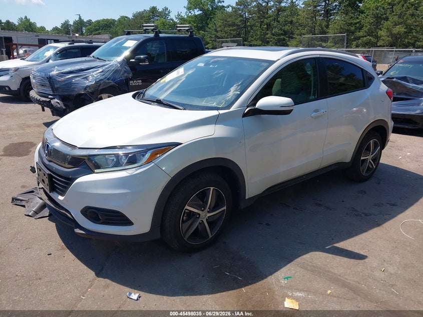 2021 Honda Hr-V Awd Ex, Right Front, IAAI, VIN 3CZRU6H53MM711865 — photo 2