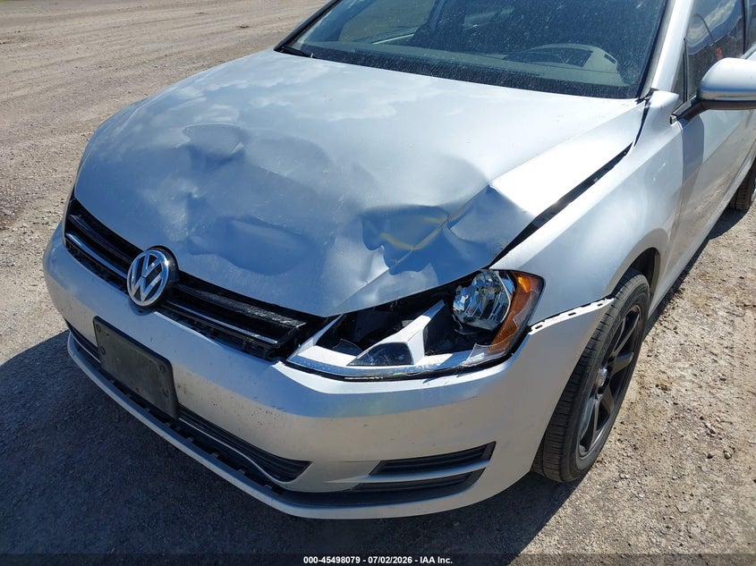 2017 Volkswagen Golf Sportwagen Tsi S VIN: 3VW017AU6HM518787 Lot: 45498079
