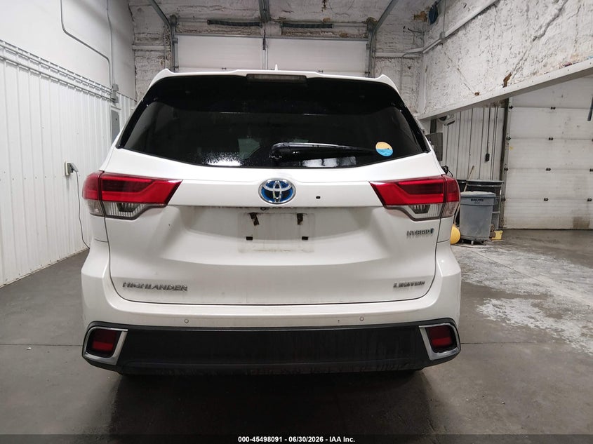 TOYOTA HIGHLANDER HYBRID 2019 VIN 5TDDGRFH5KS065988