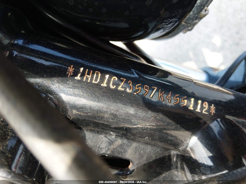 2007 Harley-Davidson Xl1200 N California VIN: 1HD1CZ3597K455112 Lot: 45498097
