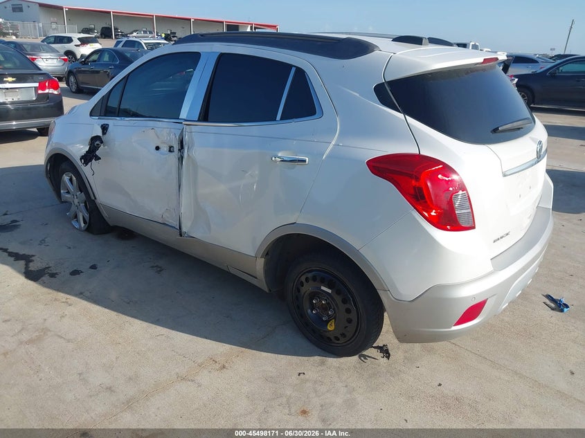 Vin: kl4cjdsb9fb036969, lot: 45996369, buick encore premium 20153