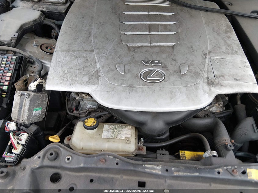 2008 LEXUS LS SEDAN 4.6L V-8 DI, DOHC, VVT, 380HP