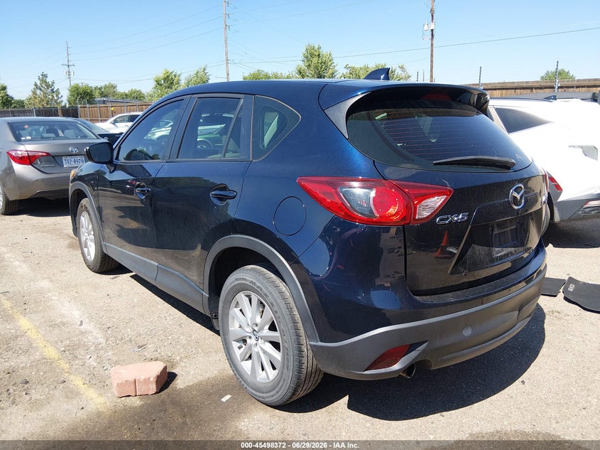 Vin: jm3ke2be8f0484465, lot: 45996570, mazda cx-5 sport 20153