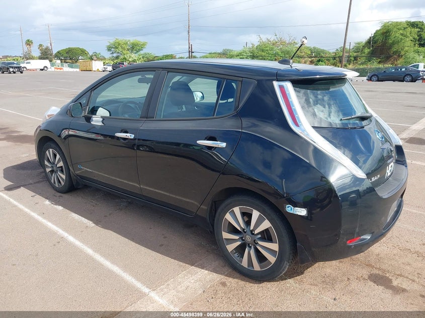 Vin: 1n4bz0cp3hc303748, lot: 45996597, nissan leaf sv 20173