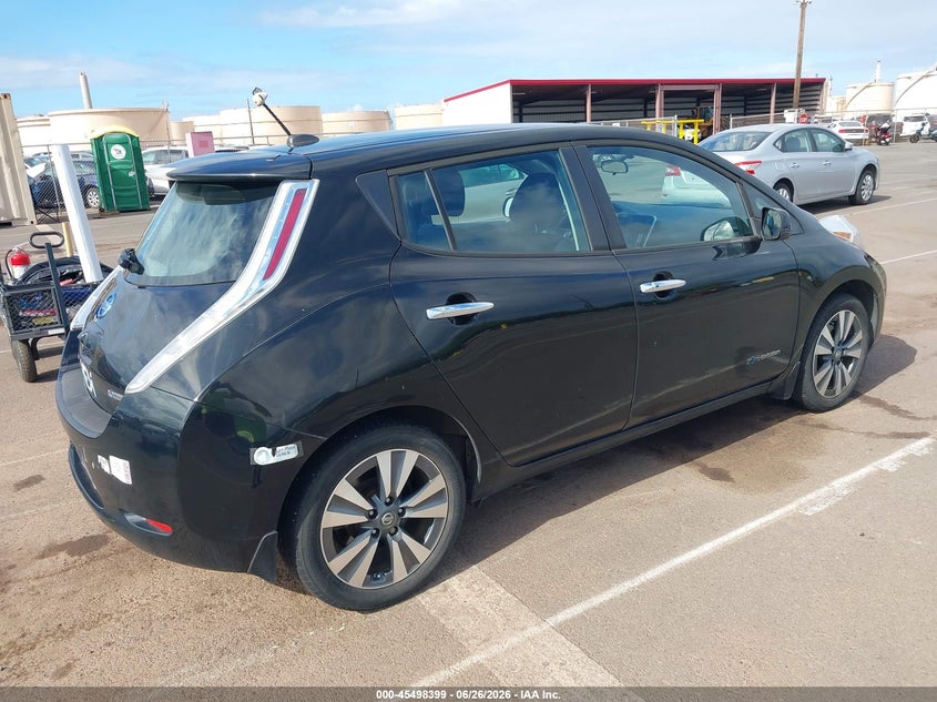 Vin: 1n4bz0cp3hc303748, lot: 45996597, nissan leaf sv 20174