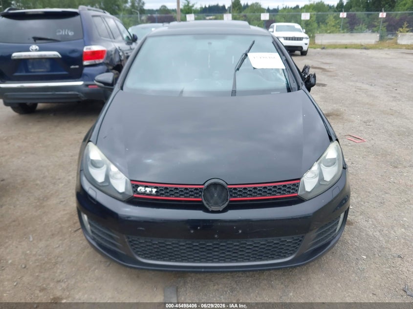 2011 Volkswagen Gti 4-Door VIN: WVWHD7AJ2BW105968 Lot: 45498406