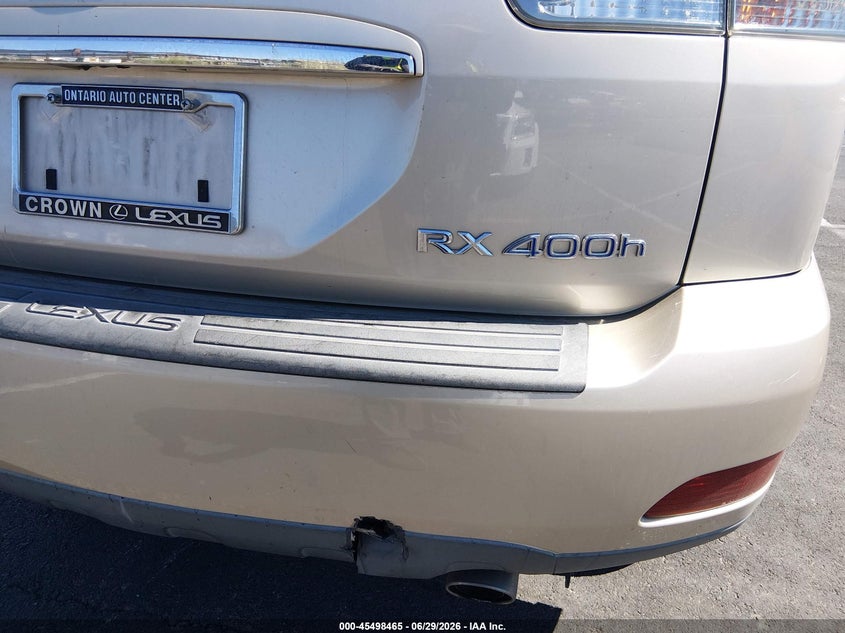 2007 Lexus Rx 400H VIN: JTJHW31UX72020482 Lot: 45498465