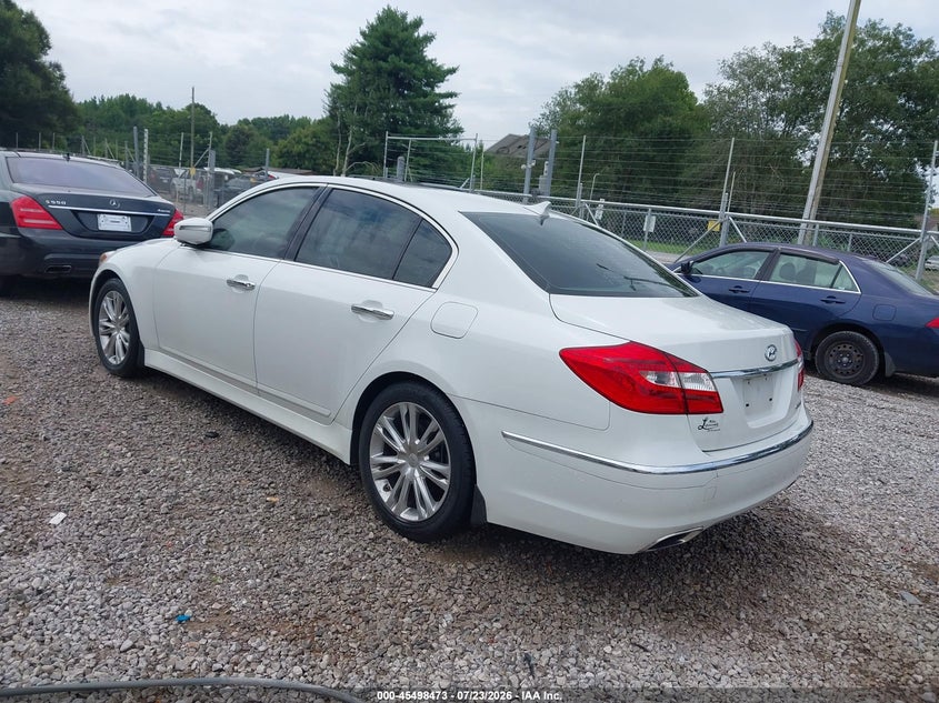 Vin: kmhgc4dd2du228036, lot: 45996689, hyundai genesis 3.8 20133