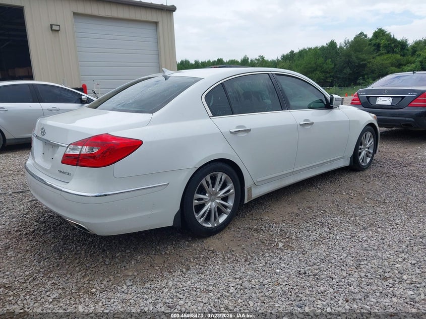 Vin: kmhgc4dd2du228036, lot: 45996689, hyundai genesis 3.8 20134