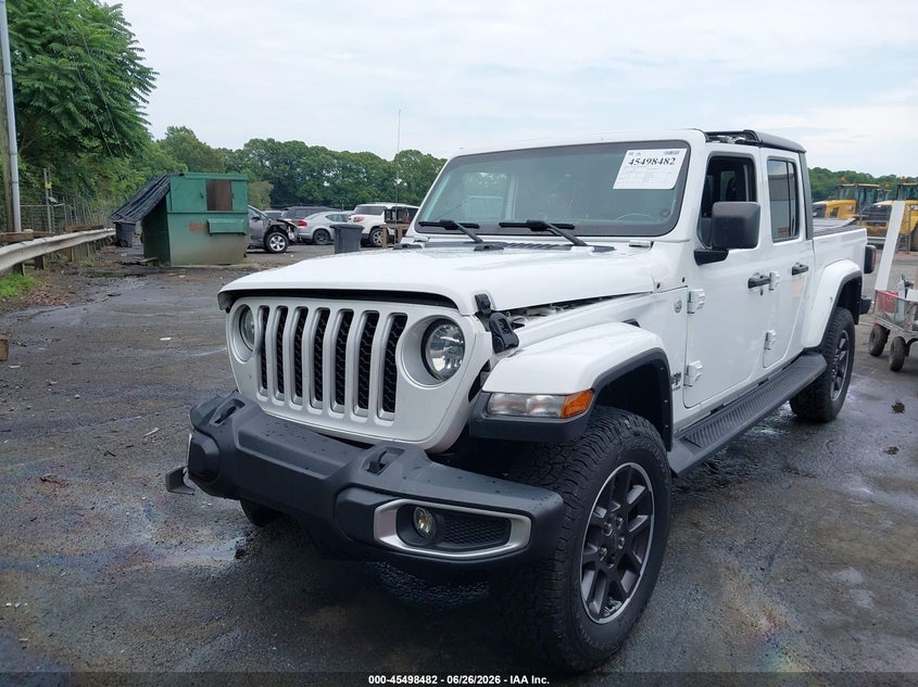 Vin: 1c6hjtfg9nl147775, lot: 45996698, jeep gladiator overland 4x4 20222