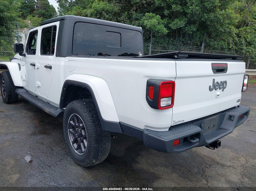 Vin: 1c6hjtfg9nl147775, lot: 45996698, jeep gladiator overland 4x4 20223