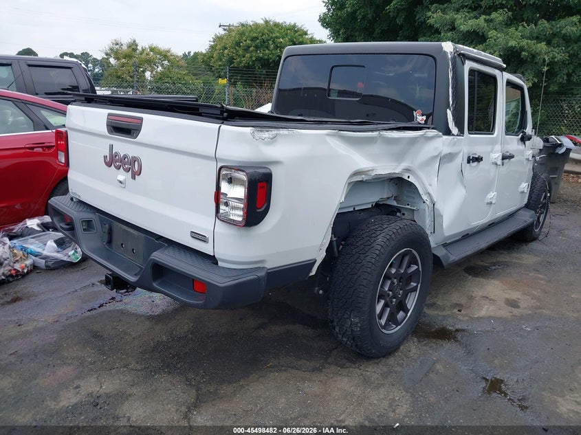 Vin: 1c6hjtfg9nl147775, lot: 45996698, jeep gladiator overland 4x4 20224