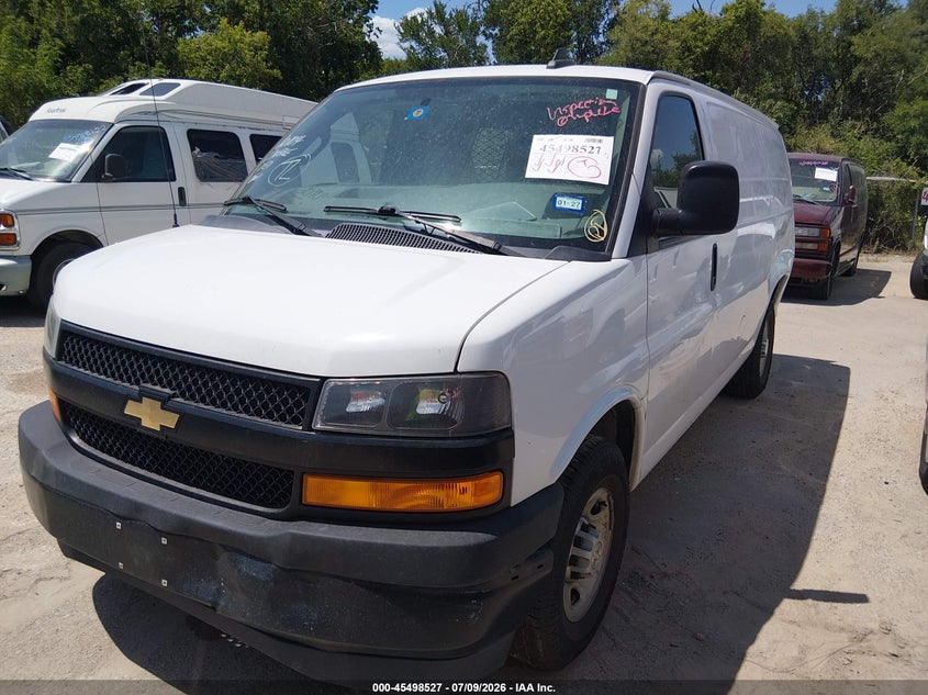 Vin: 1gcwgafp6l1269621, lot: 45996745, chevrolet express cargo rwd 2500 regular wheelbase wt 20202