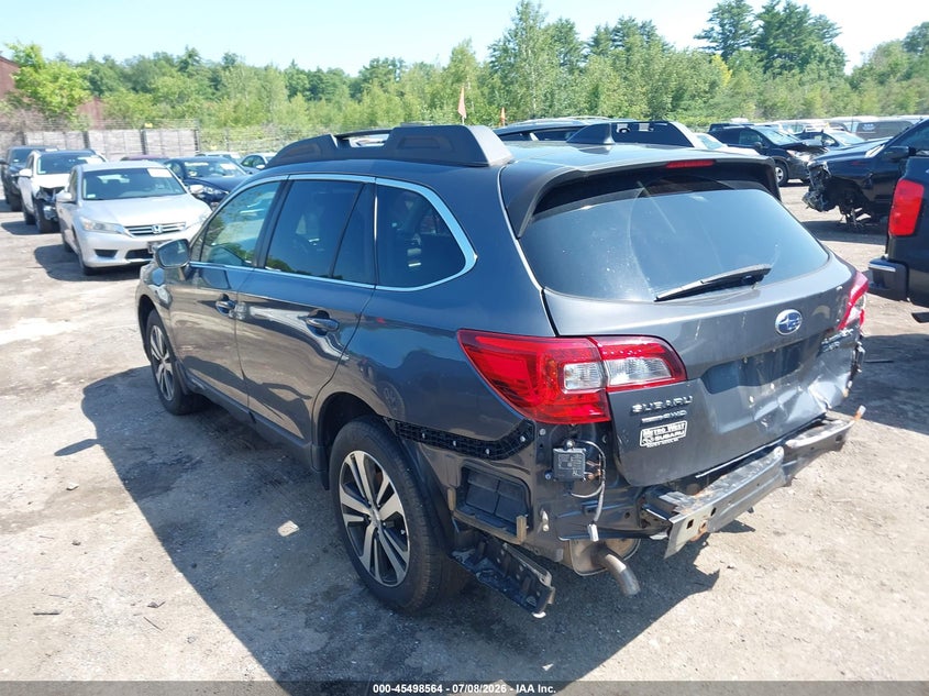 Vin: 4s4bsenc6j3218488, lot: 45996780, subaru outback 3.6r limited 20183