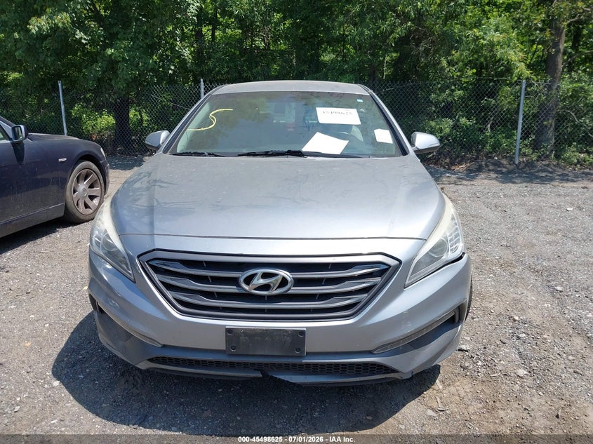 2015 HYUNDAI SONATA SEDAN 2.4L I-4 DI, DOHC, VVT, 185HP