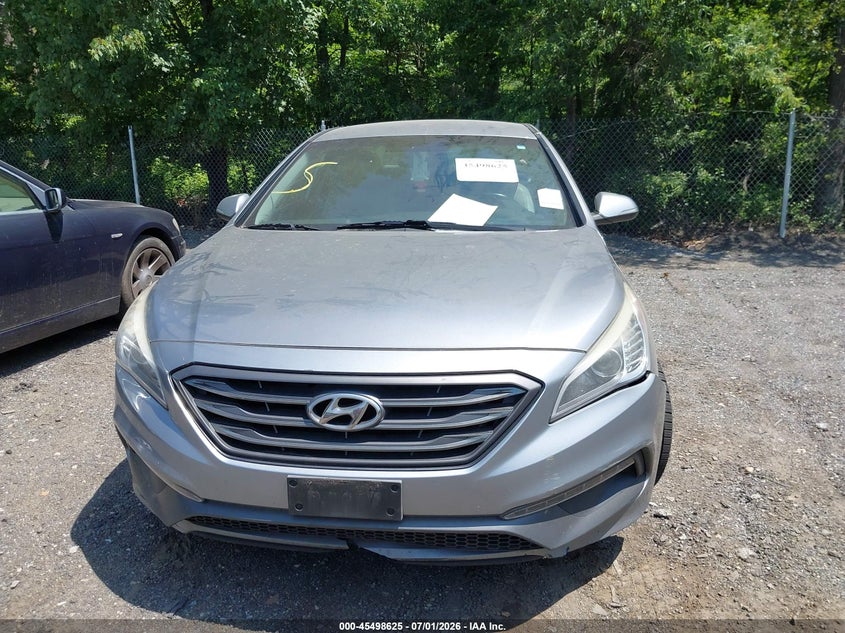 2015 HYUNDAI SONATA SEDAN 2.4L I-4 DI, DOHC, VVT, 185HP