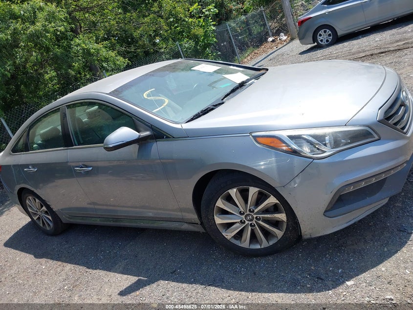 2015 HYUNDAI SONATA SEDAN 2.4L I-4 DI, DOHC, VVT, 185HP